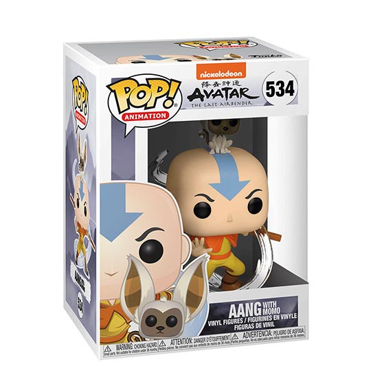 Funko Pop! Animation: Avatar - Aang with Momo