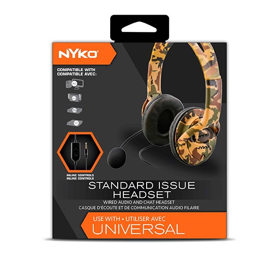 Nyko Standard Issue Gaming Headset Desert Camo