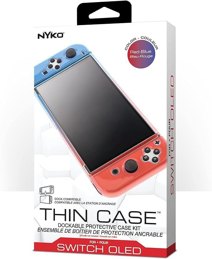 Nyko Thin Case Red/Blue For Switch OLED