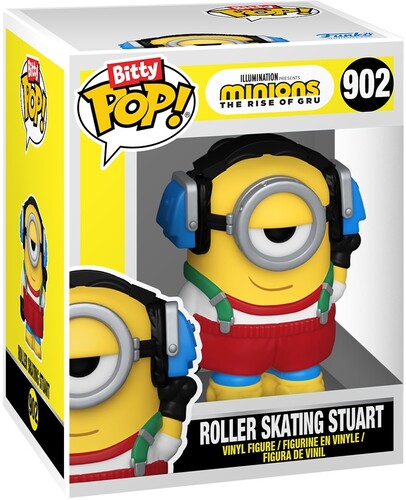 Funko  Bitty Pop! Animation: Minions - Roller Skating Stuart - Figure