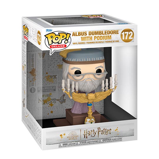 Funko  Pop Deluxe! Movies: Harry Potter: The Prisoner of Azkaban - Dumbledore with Podium - Figure