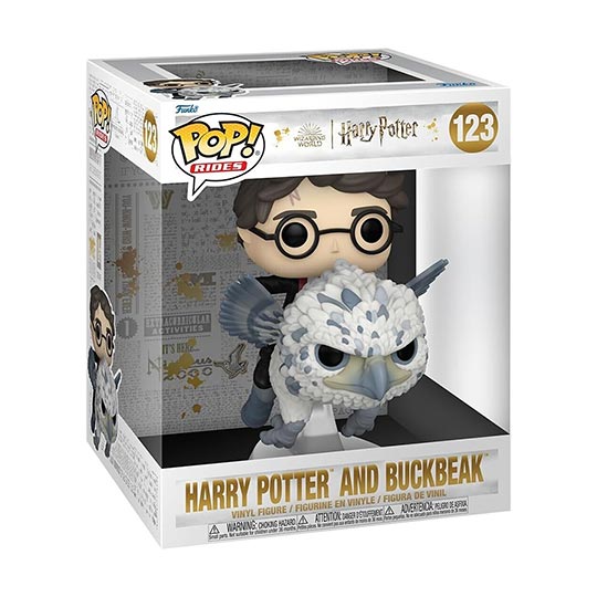 Funko  Pop Rides DLX! Movies: Harry Potter: The Prisoner of Azkaban - Harry and Buckbeak - Figure