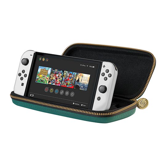 RDS Industries - NS Game Traveler  Travel Case - Green Zelda Tears of the Kingdom 