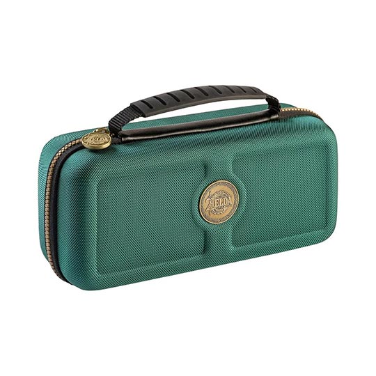 RDS Industries - NS Game Traveler Deluxe Travel Case - Green Zelda Tears of the Kingdom 