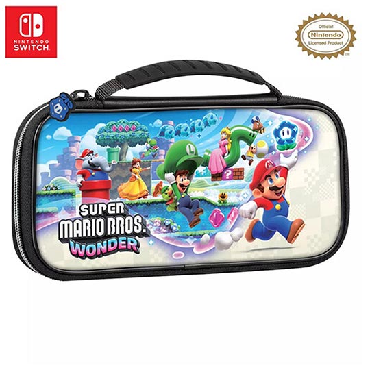 RDS Industries - NS Game Traveler Deluxe Travel Case - Mario Wonder Case