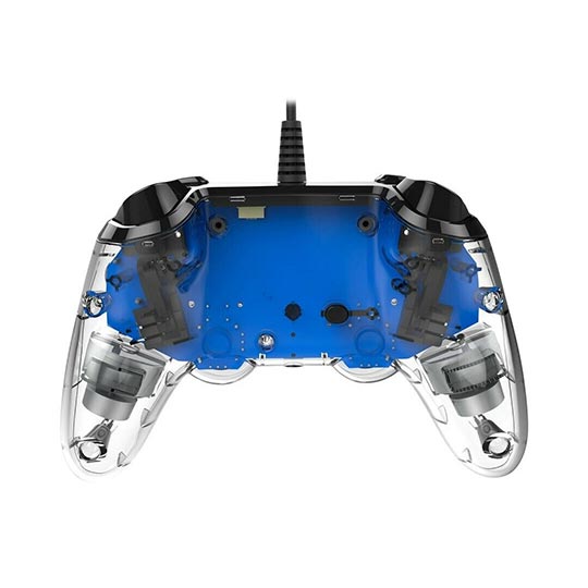 PS4 - Nacon Wired Compact Controller - Clear Blue