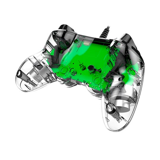PS4 - Nacon Wired Compact Controller - Clear Green