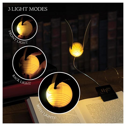 Paladone Harry Potter - Golden Snitch - Lumi Light Clip V2