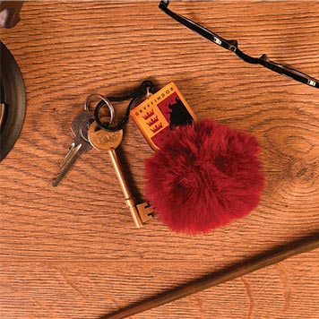 Pyramid  Harry Potter - Gryffindor - Pom Pom Keychain