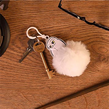 Pyramid  Harry Potter - Hedwig - Pom Pom Keychain