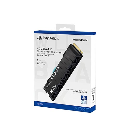 WD - BLACK SN850P 4TB Internal SSD PCIe Gen 4 x4 with Heatsink For PS5