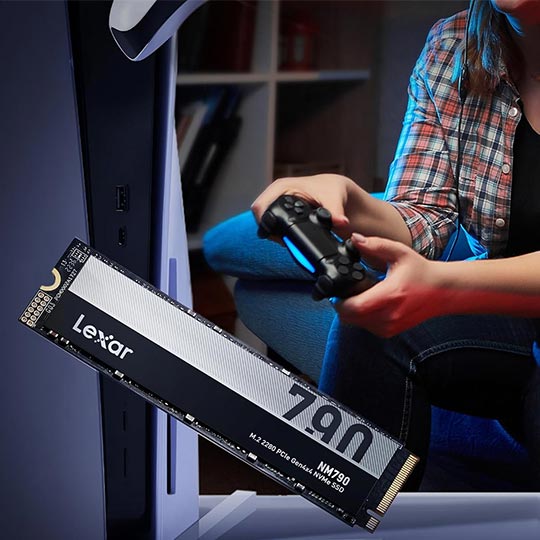 LEXAR 1TB High Speed PCIe Gen 4X4 M.2 NVMe, up to 7400 MB/s Hard Drive