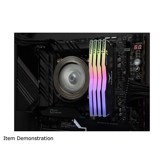 TEAMGROUP Team T-Force Delta RGB DDR4 Gaming Memory, 2 x 8 GB, 3600 Mhz, 288 Pin DIMM, Black