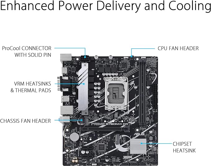 ASUS PRIME B760M-K /LGA1700,B760,USB3.2 GEN 1,MB