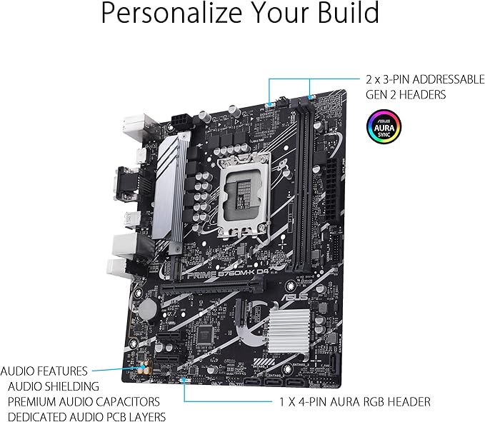 ASUS PRIME B760M-K /LGA1700,B760,USB3.2 GEN 1,MB