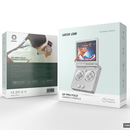 GREEN LION GP PRO FOLD GAMING CONSOLE Silver