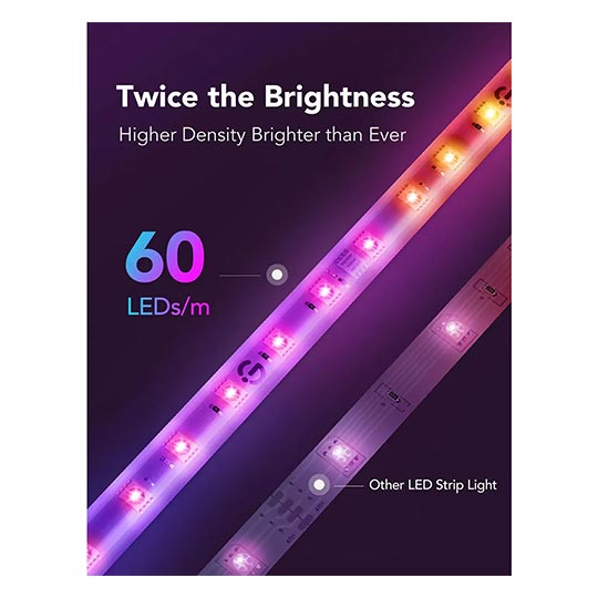 Govee 16.4ft RGBICW LED Strip Lights 5 meter