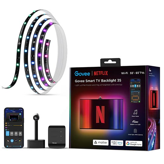Govee Envisual TV Backlight 3S - 55~65 inch (Netflix)