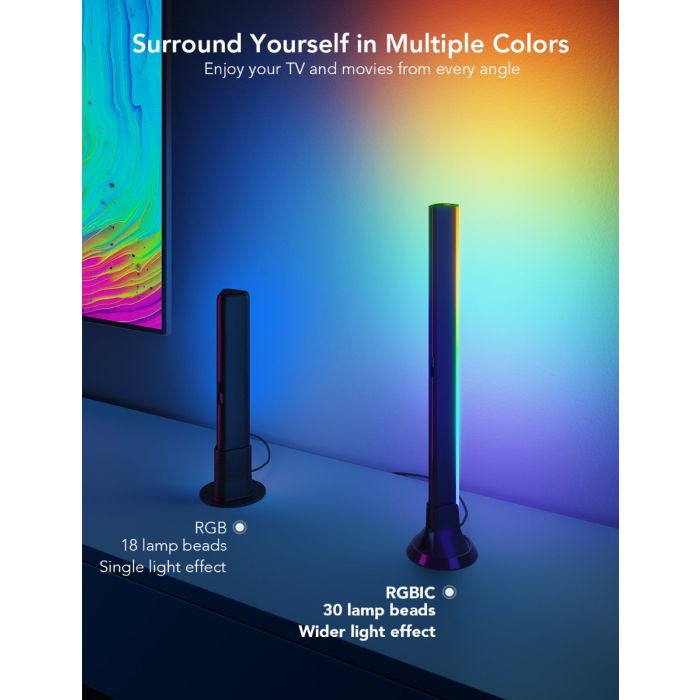 Govee RGBIC TV Light Bars for 45-70 inch TVs