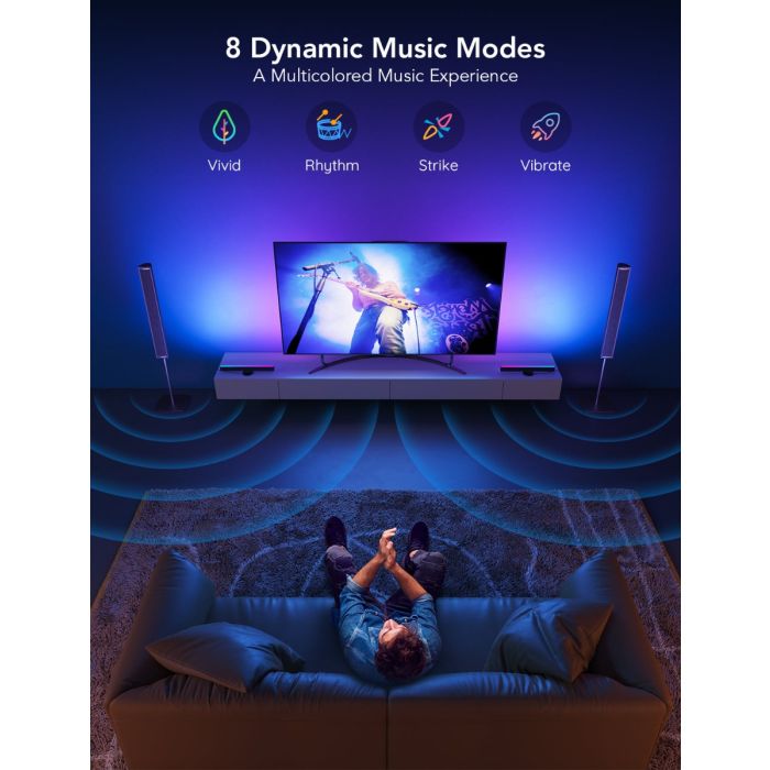Govee RGBIC TV Light Bars for 45-70 inch TVs