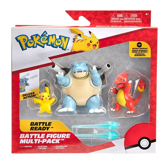 POKEMON BATTLE FIGURE MULTI 3PACK 2" - PKW2579