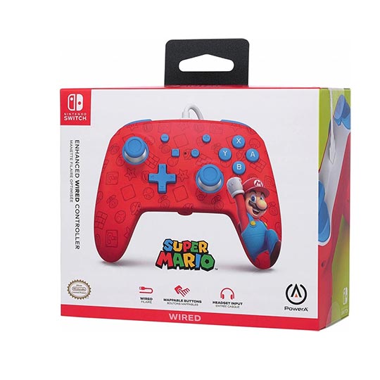 PowerA NS - Woo-hoo! Mario Enhanced Wired Controller