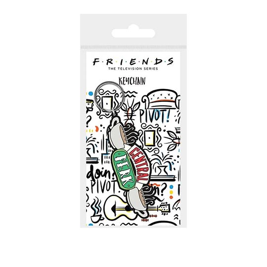 Pyramid Friends - Central Perk Sketch (Rubber Keychain)