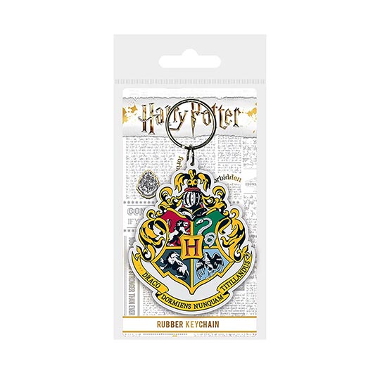 Pyramid Harry Potter - Hogwarts Crest (Rubber Keychain)