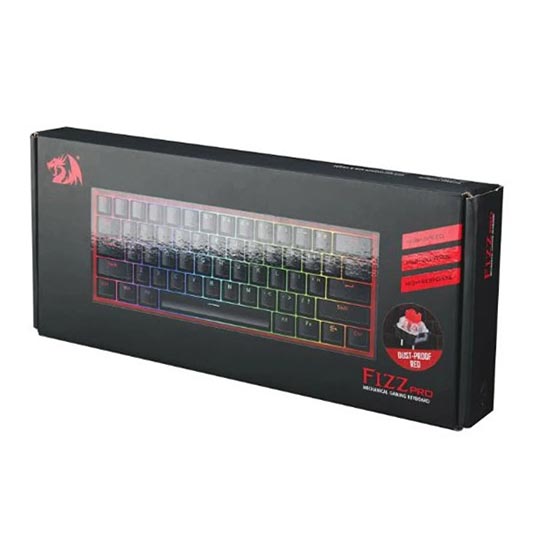 REDRAGON FIZZ PRO 3 Moded Mechanical Gaming Keyboard Black