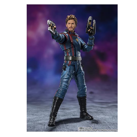 S.H.FIGUARTS GUARDIANS OF THE GALAXY: VOL. 3 - STAR LORD & ROCKET RACCOON ACTION FIGURE SET BY BANDAI TAMASHII