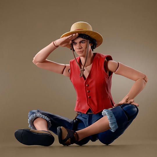 S.H.FIGUARTS ONE PIECE: A NETFLIX SERIES - MONKEY D. LUFFY ACTION FIGURE BY BANDAI TAMASHII