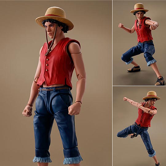 S.H.FIGUARTS ONE PIECE: A NETFLIX SERIES - MONKEY D. LUFFY ACTION FIGURE BY BANDAI TAMASHII