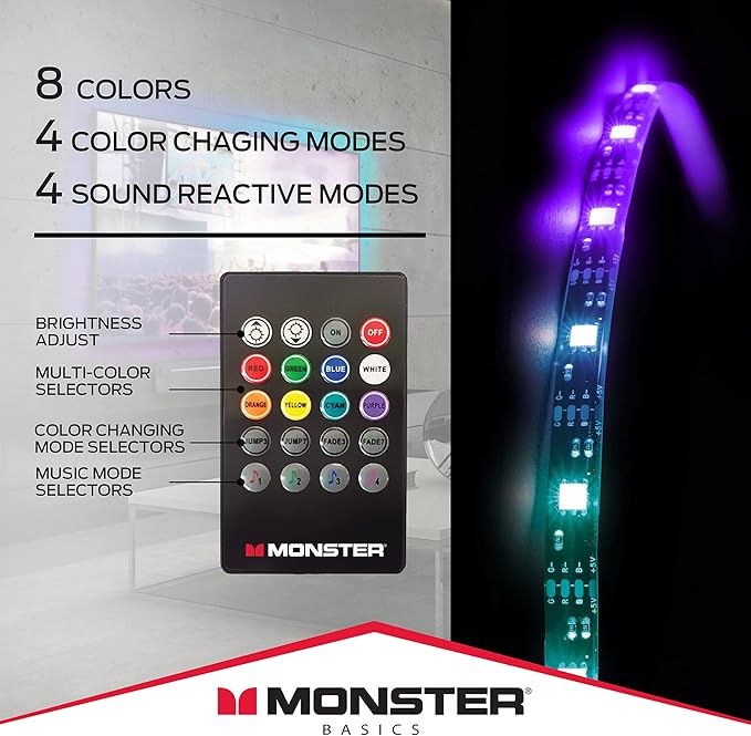 Sound react LED Light Strip