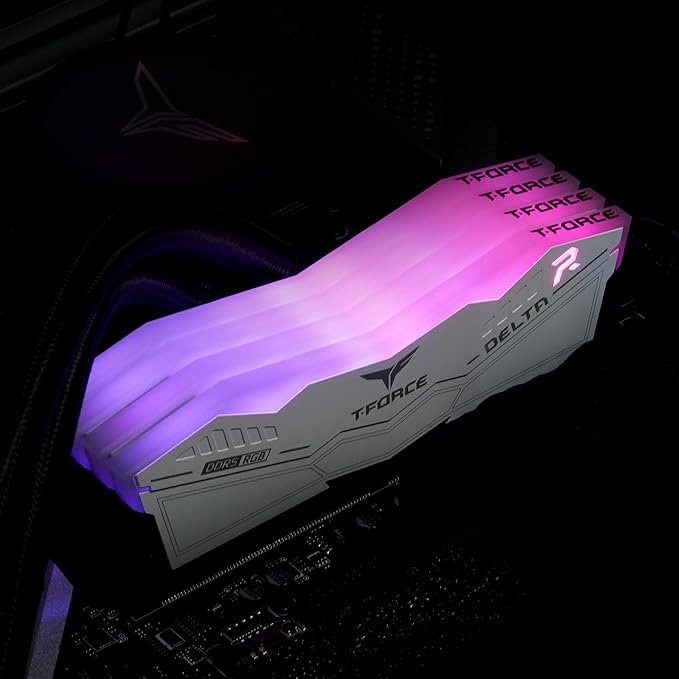 T-Force Delta RGB 32GB (16GBx2) DDR5
6000MHz White