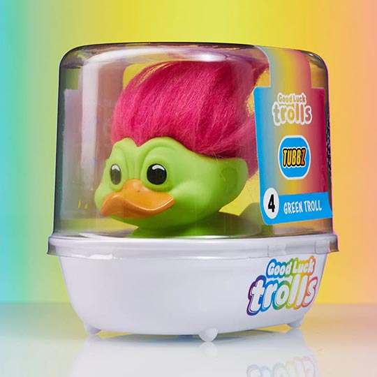 Trolls Tubbz 1st ED Green (Pink Hair)