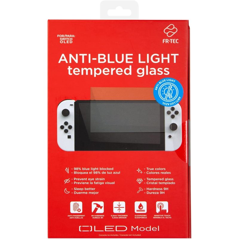 FR-TEC  Anti Blue Light Tempered Glass Screen Protector For Switch 