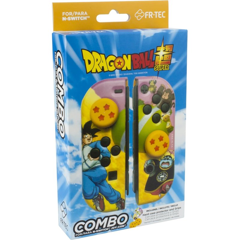 FR-TEC  Dragon Ball Combo Pack Hard Skin + Grips For Switch