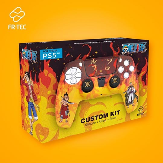 FR-TEC  One Piece Custom Kit "Fire" Soft Skin + Grips For PS5