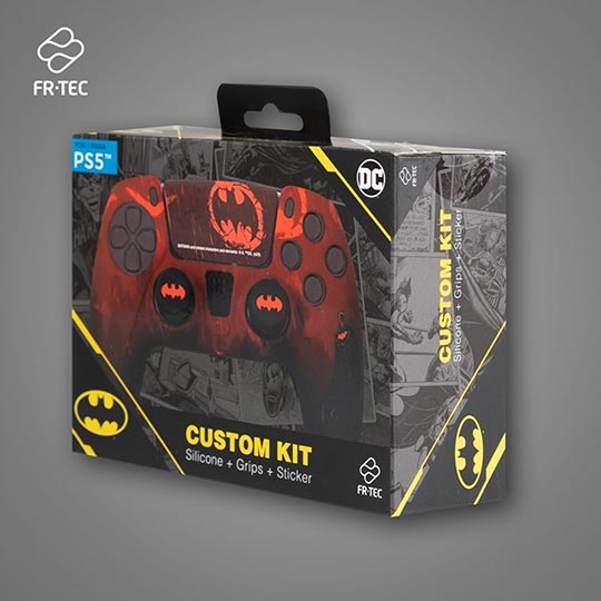 FR-TEC DC Batman Custom Kit Soft Skin + Grips  For  PS5
