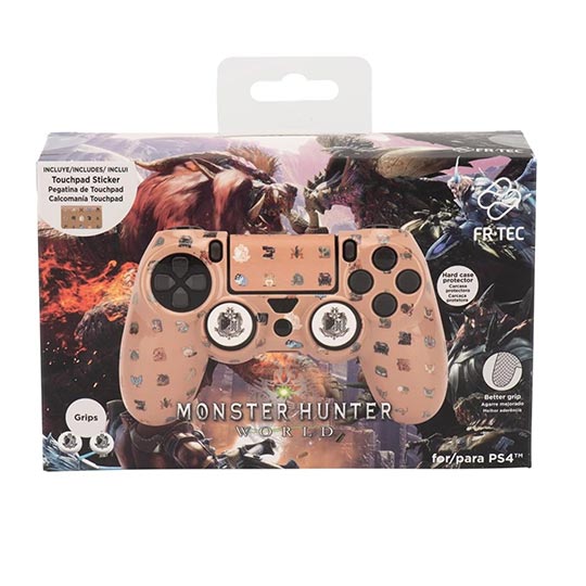 FR-TEC Monster Hunter Combo Pack Hard Skin + Grips "Icons" For PS4