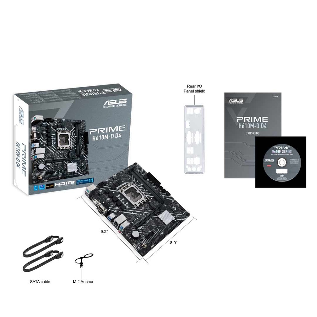ASUS PRIME H610M-D D4 Motherboard