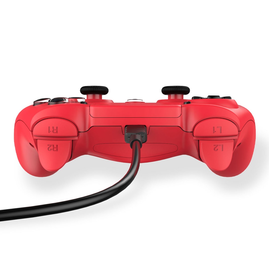 Freaks And Geeks Harry Potter - Red Wired Controller with 3M Cable with Jack Socket for PS4
