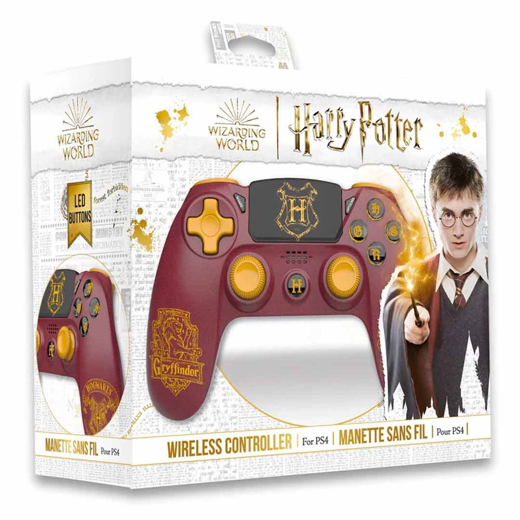 Freaks And Geeks Harry Potter - Wirless Red Controller Gryffindor For Switch 