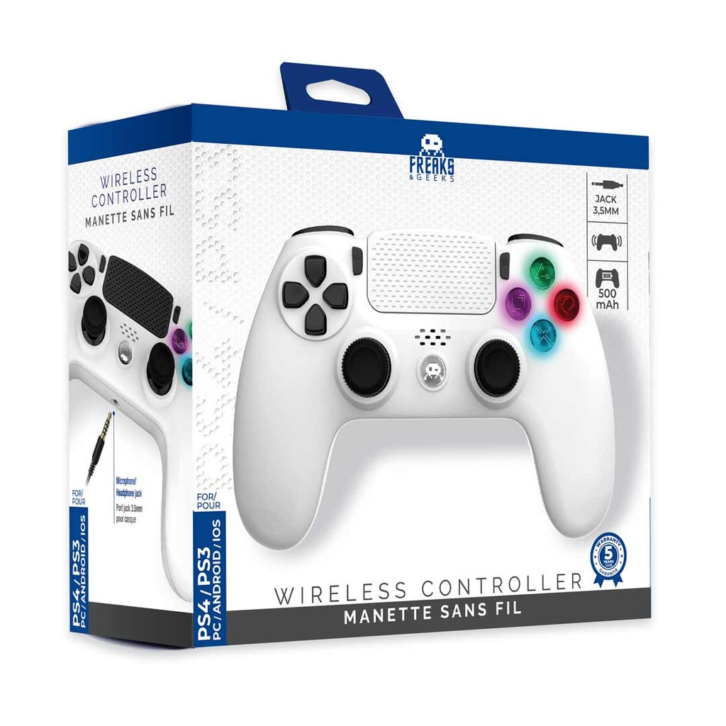 Freaks And Geeks Harry Potter - Wirless White Controller For PS4