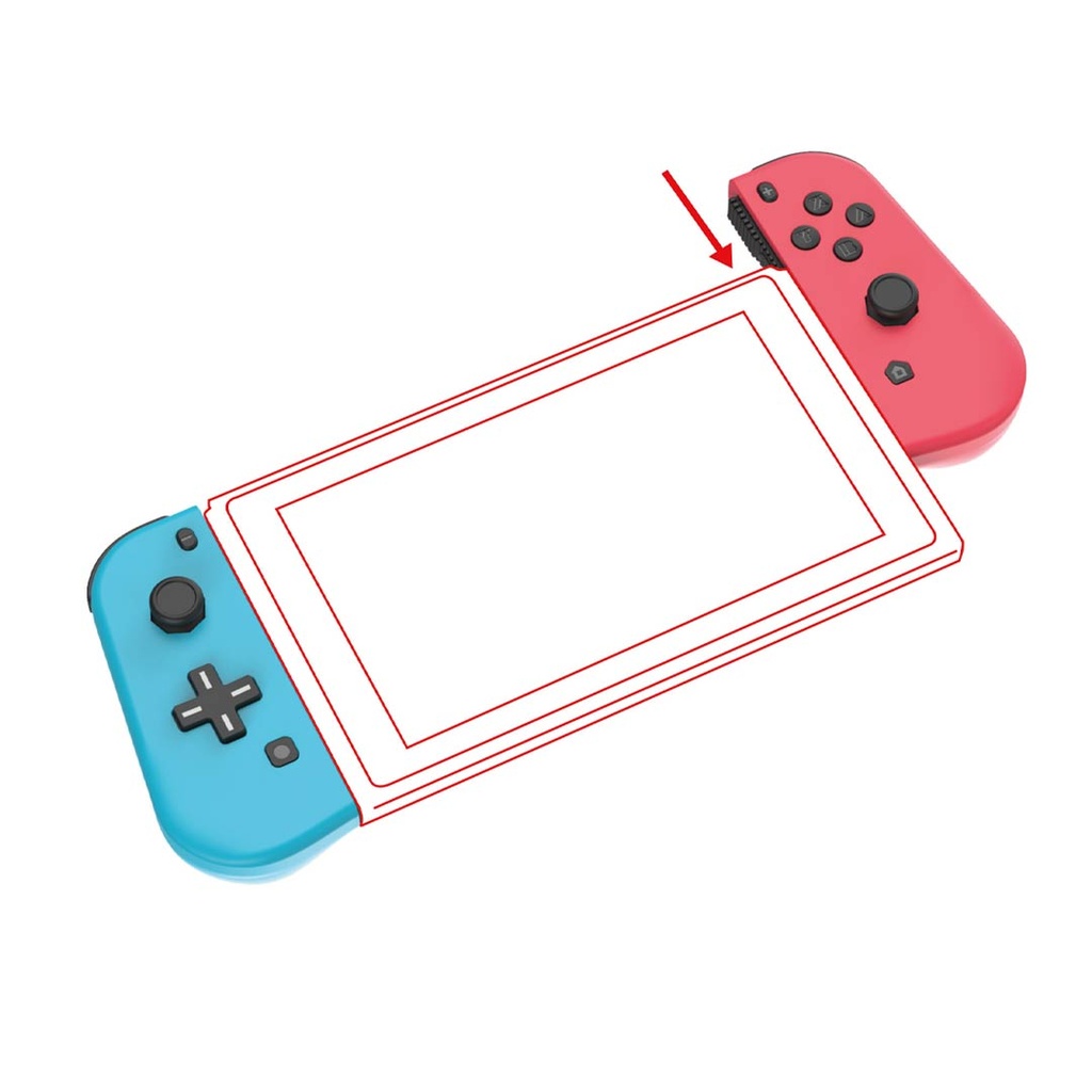 Freaks And Geeks Harry Potter -Duo Pro Pack JoyCon Type Controllers Blue/Red Neon
