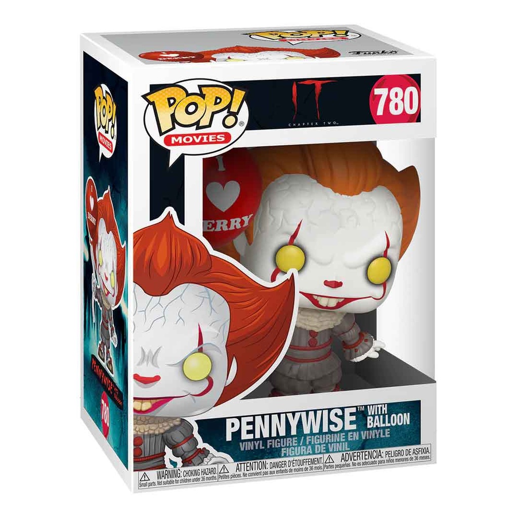 Funko Pocket Pop! Movies: IT S2 - Pennywise (w/balloon) - Figure