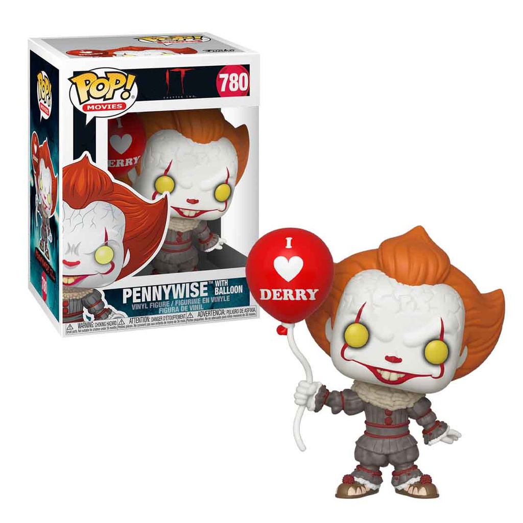 Funko Pocket Pop! Movies: IT S2 - Pennywise (w/balloon) - Figure