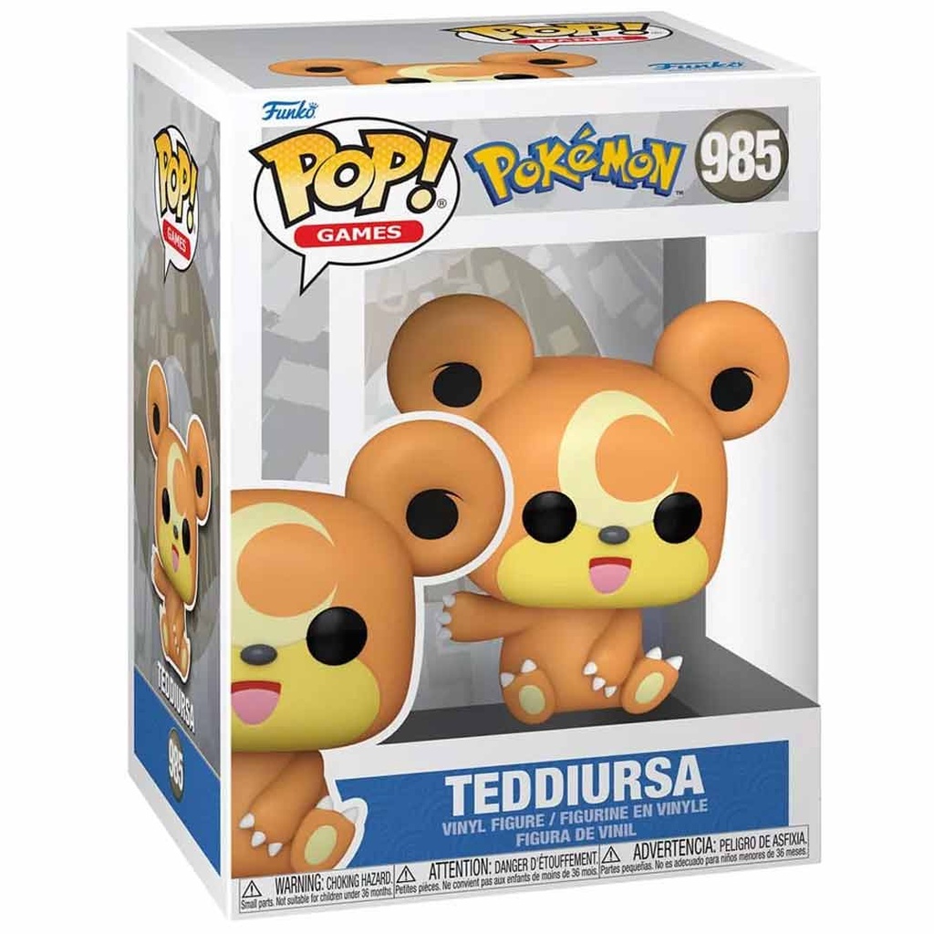 Funko Pop! Games: Pokemon - Teddiursa (EMEA) - Figure