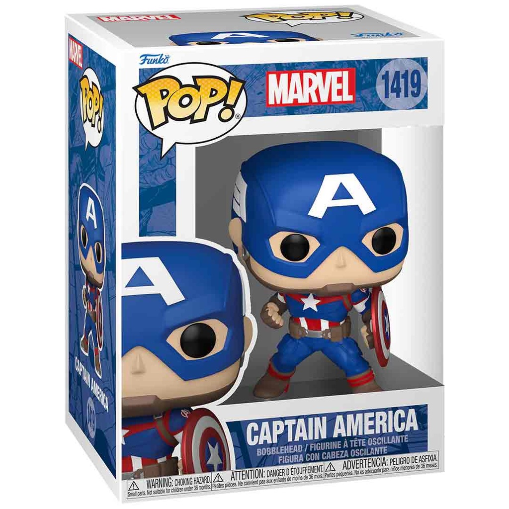 Funko Pop! Marvel: Marvel NC - Captain America - Figure