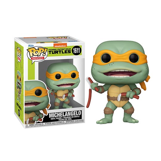 Funko Pop! Movies: Teenage Mutant Ninja Turtle - Michael Angelo Sausage Link Nunchu - Figure